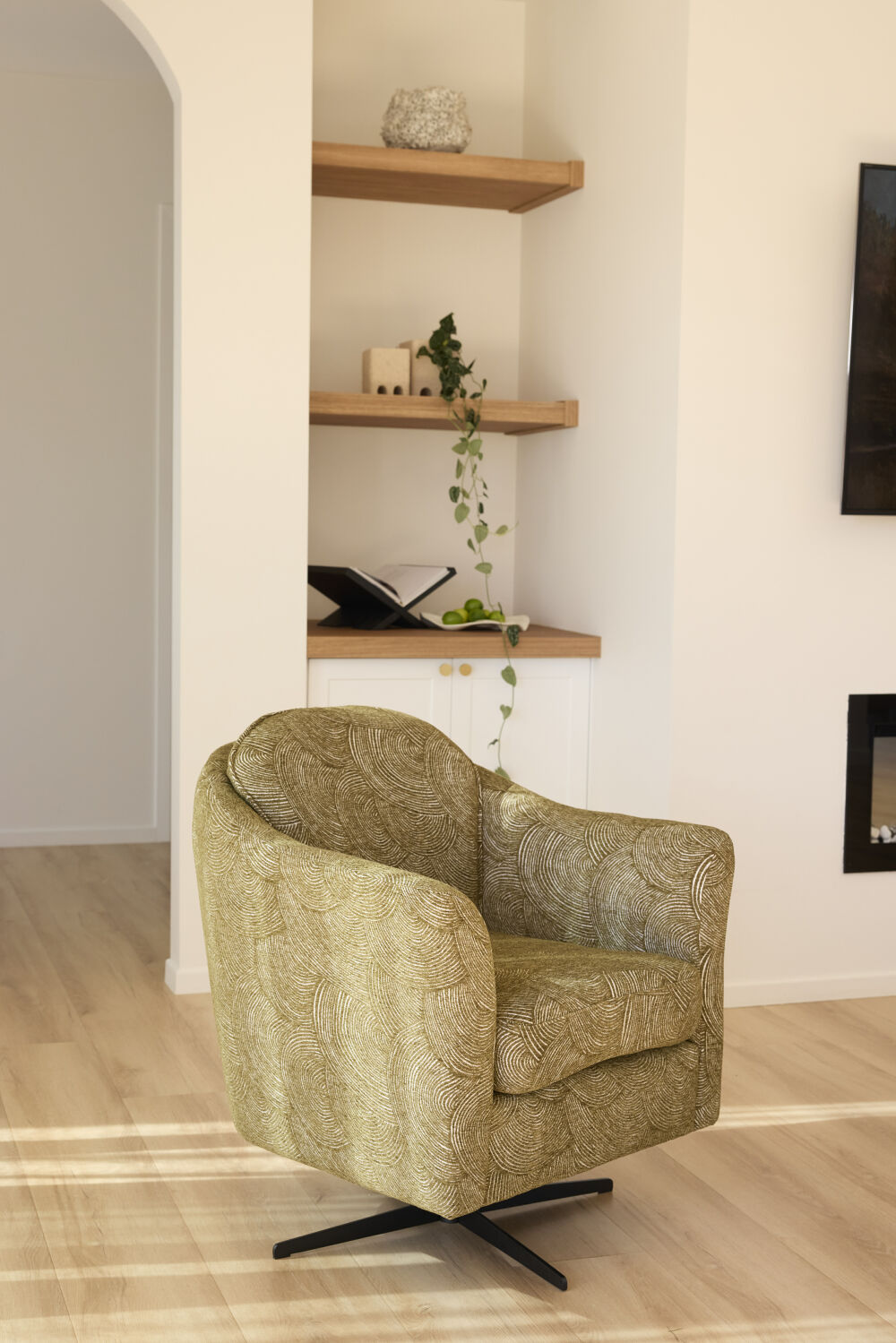 Ralph Swivel Armchair / Occasional Chair 