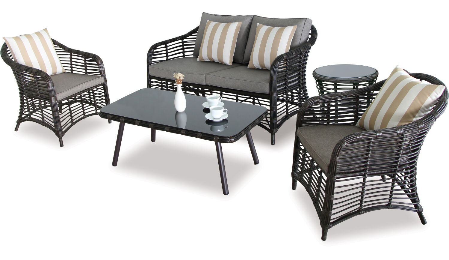 Bermuda 5-pce Outdoor Lounge Suite