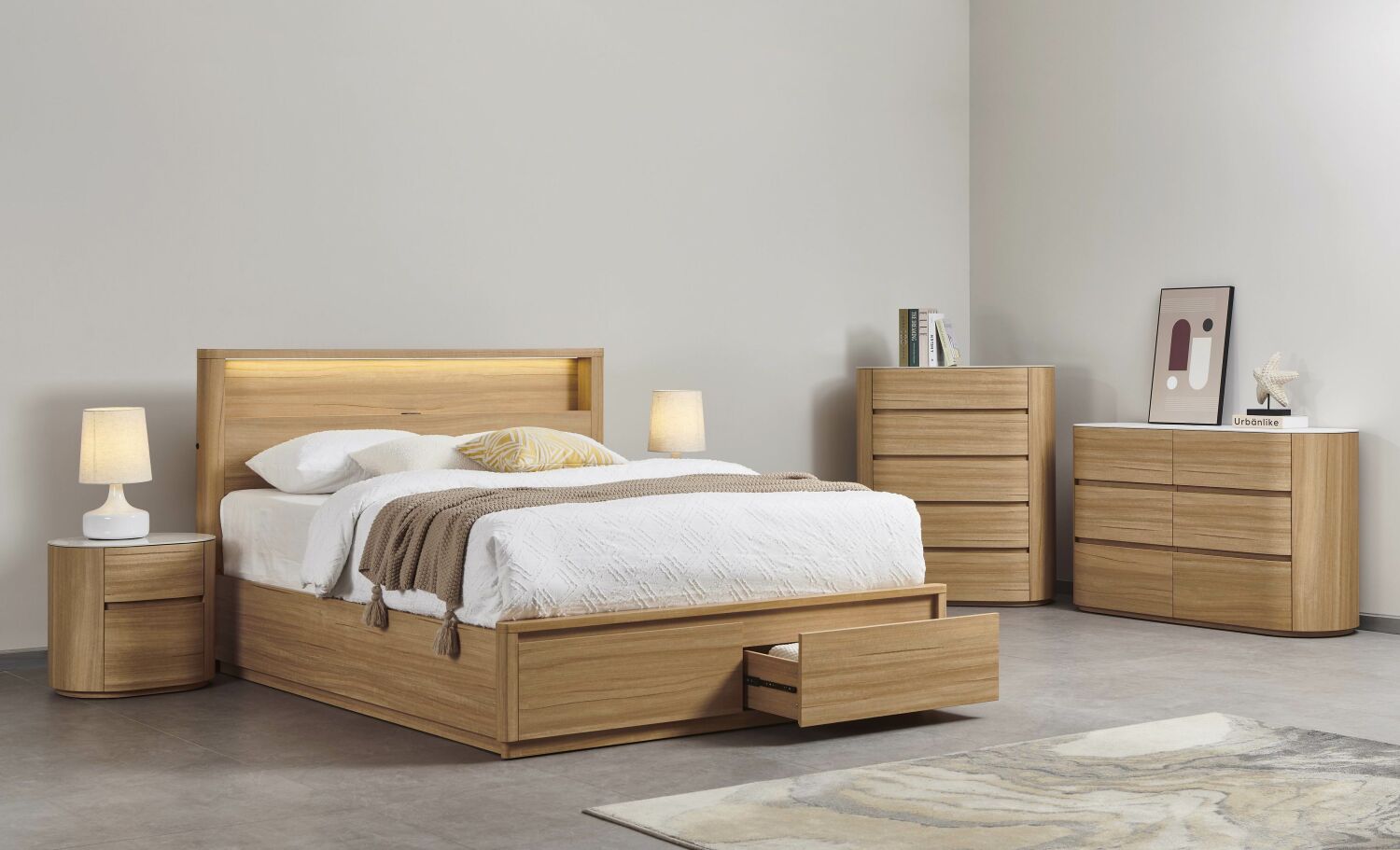 Duke Slat Bed - Queen