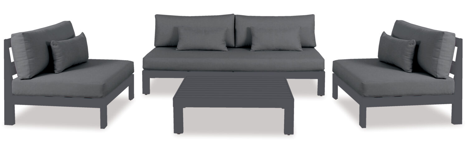 Hobson Bay 4-pce Outdoor Modular Lounge Suite