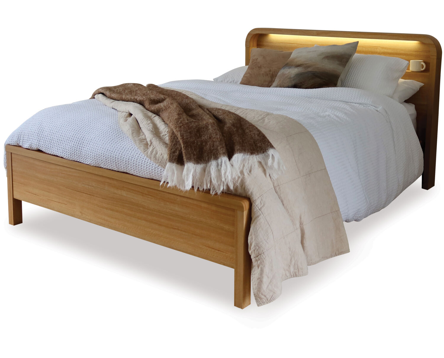 Bondi Slat Bed - Queen