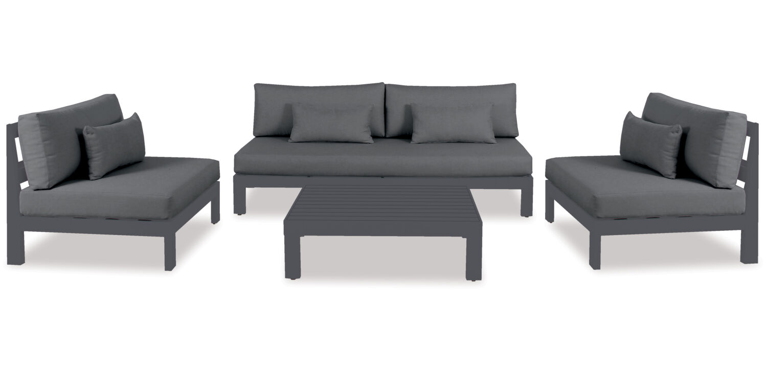 Hobson Bay 4-pce Outdoor Modular Lounge Suite