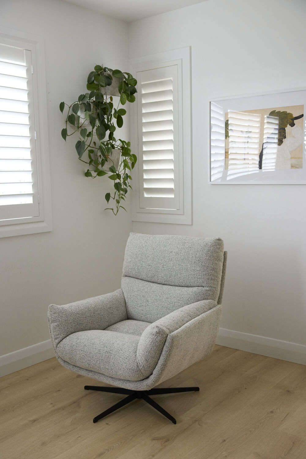 Collins Swivel Arm Chair  / Occasional Chair