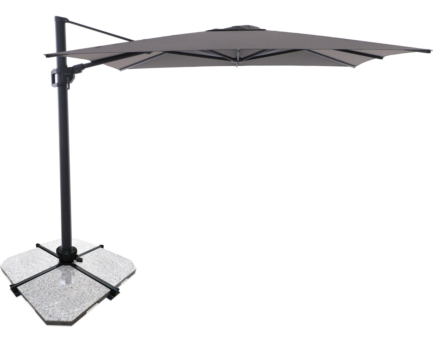 Sirius 3m Square Cantilever Outdoor Sun Umbrella 