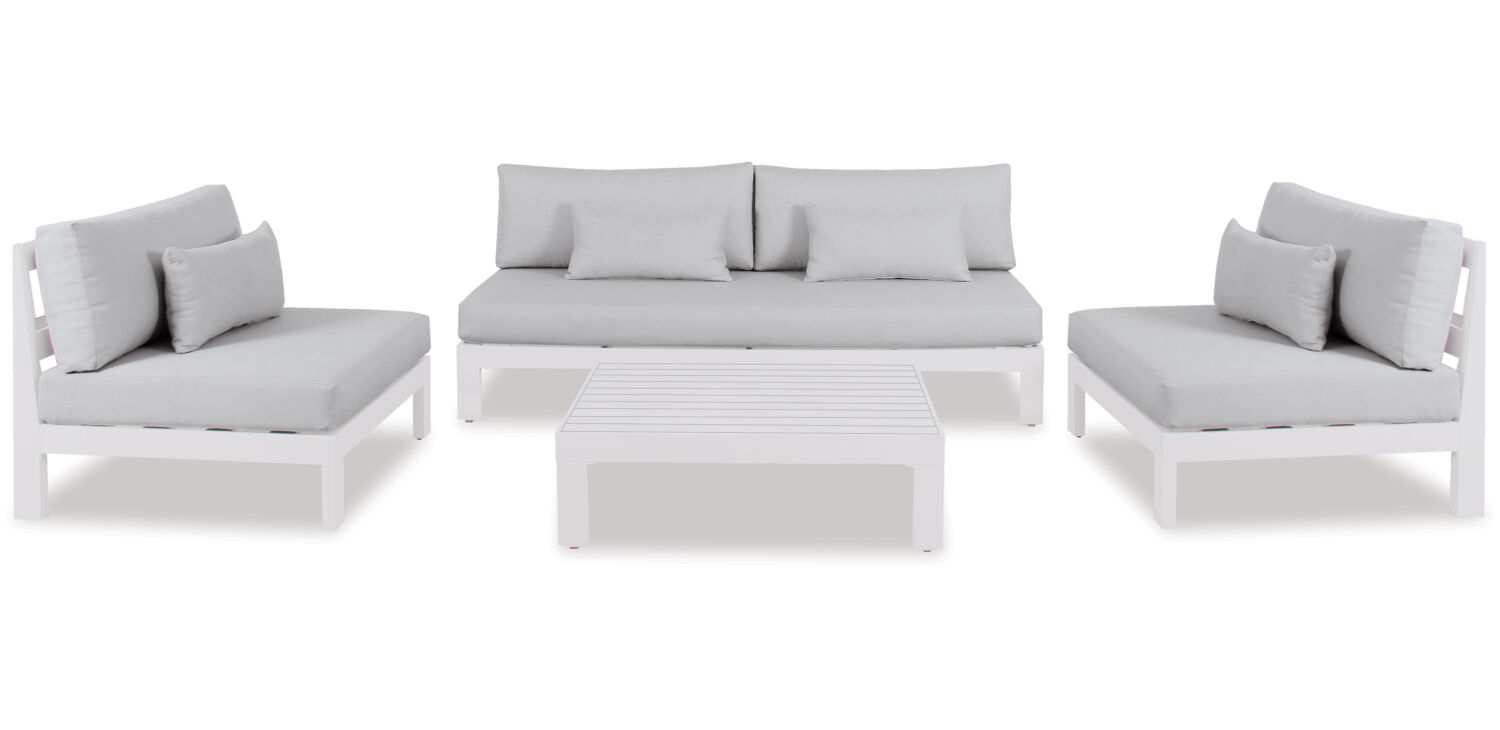 Palm Cove 4-pce Outdoor Modular Lounge Suite 
