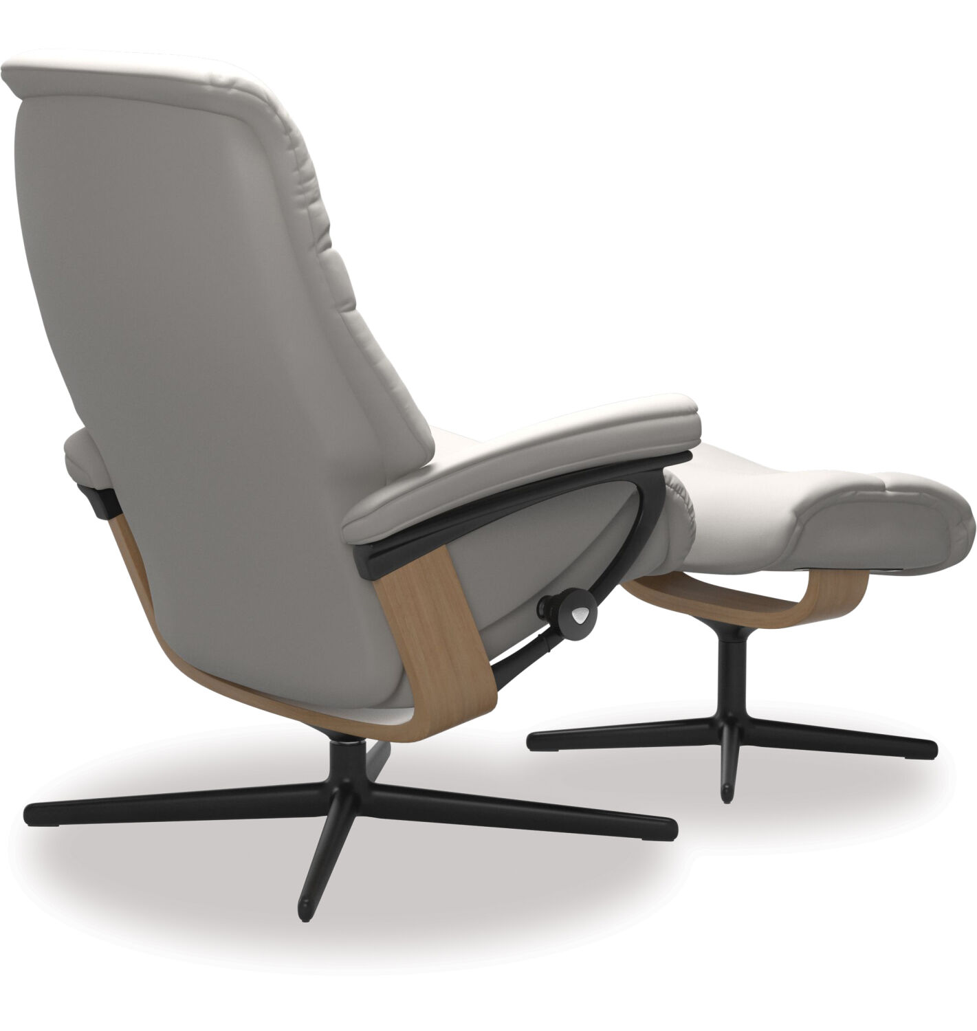 Stressless® Sunrise Medium Leather Recliner - Cross Base - Special Buy