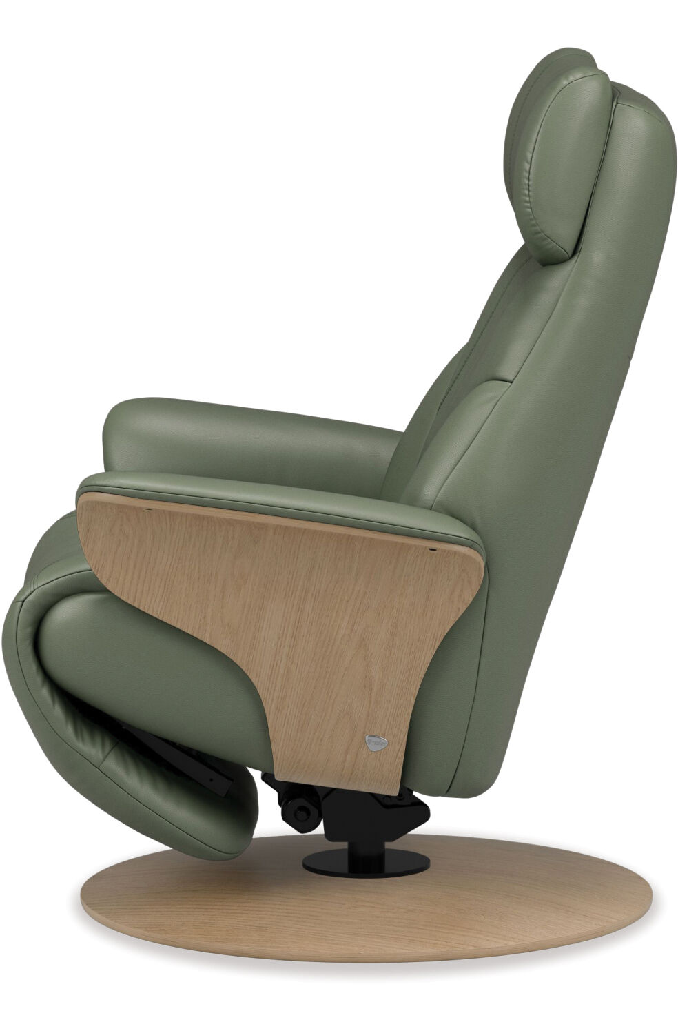 Stressless® Adam Power Leather Recliner - Disc Base 