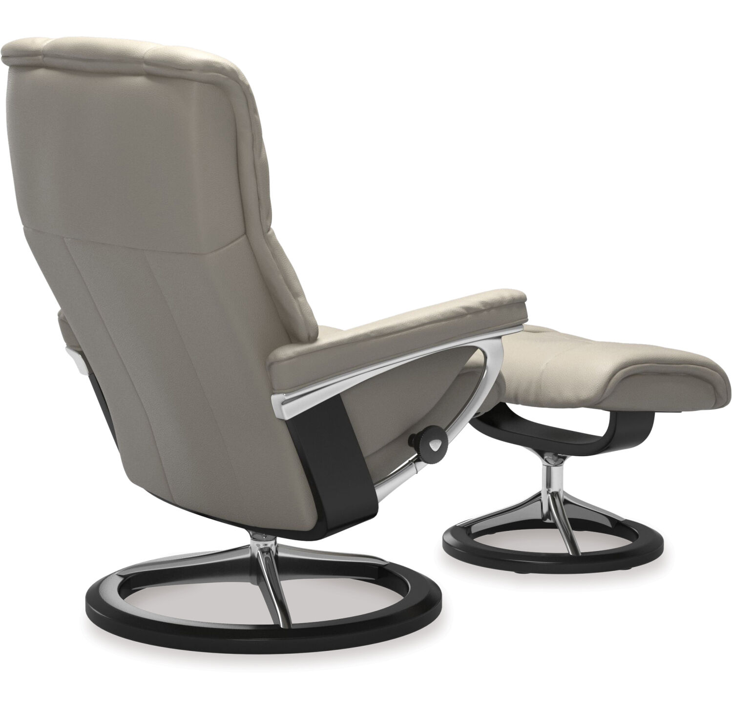 Stressless® Mayfair Medium Leather Recliner - Signature Base