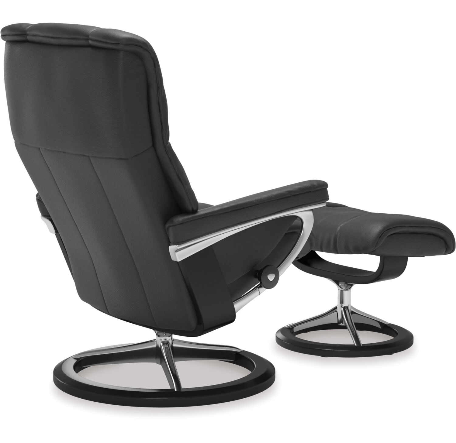 Stressless® Mayfair Medium Leather Recliner - Signature Base