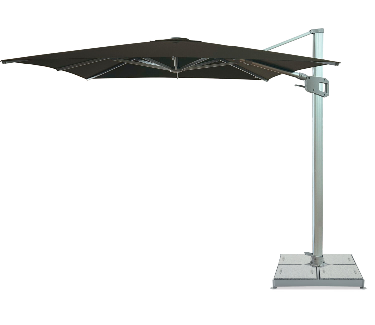 Bali 2.5m Square Cantilever Outdoor Sun Umbrella