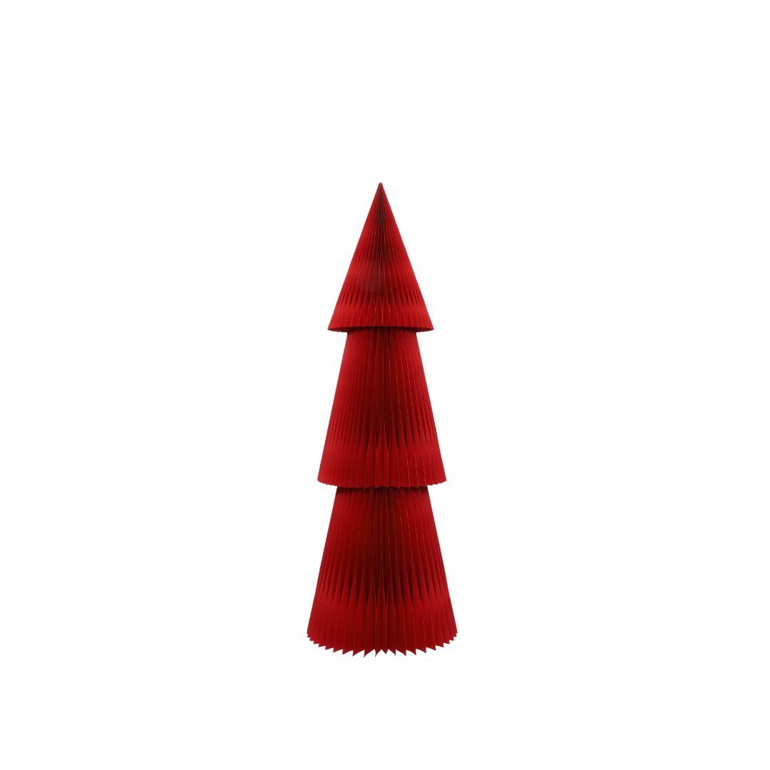 Paper Christmas Tree - Small Red