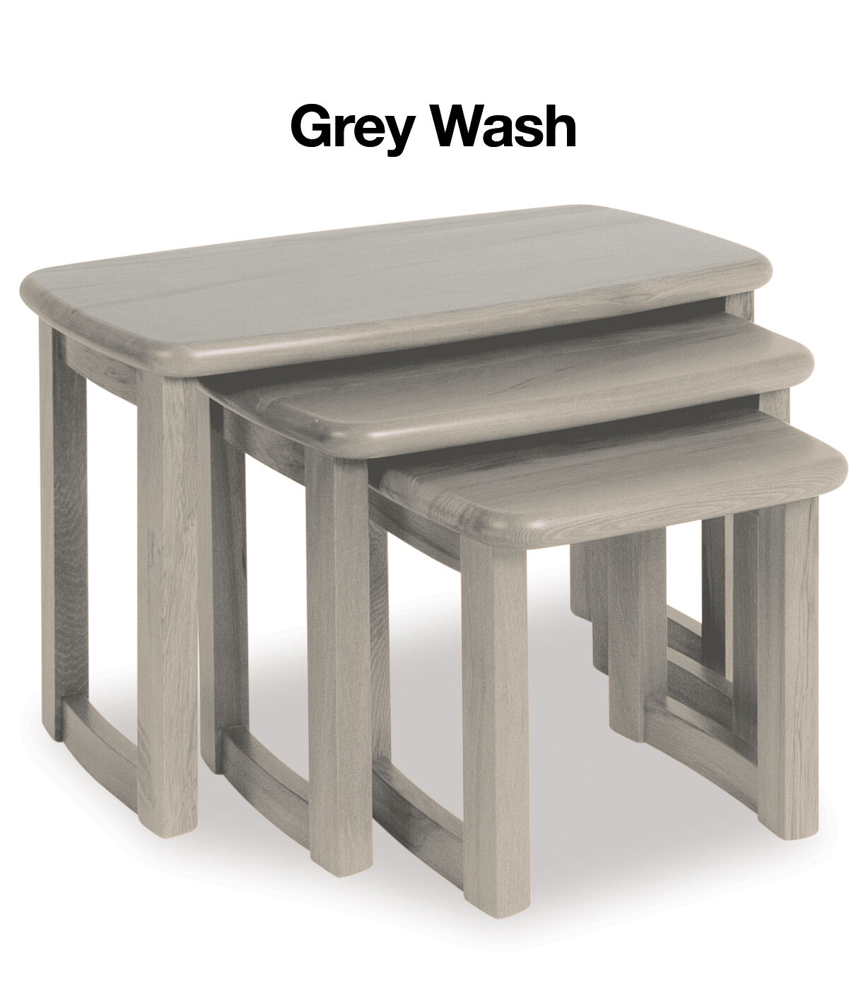 Casino Nest of 3 Tables - Ash