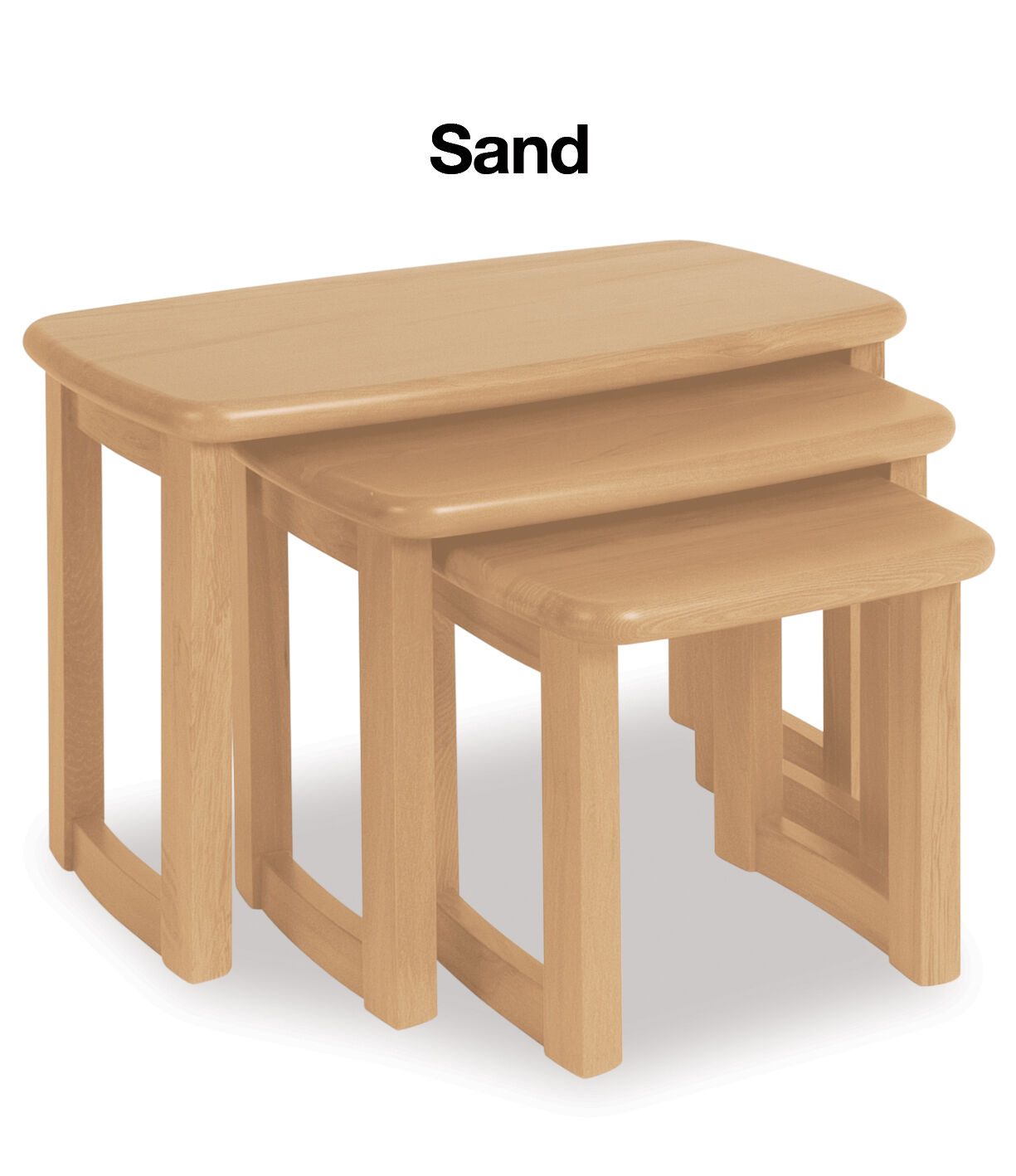 Casino Nest of 3 Tables - Ash