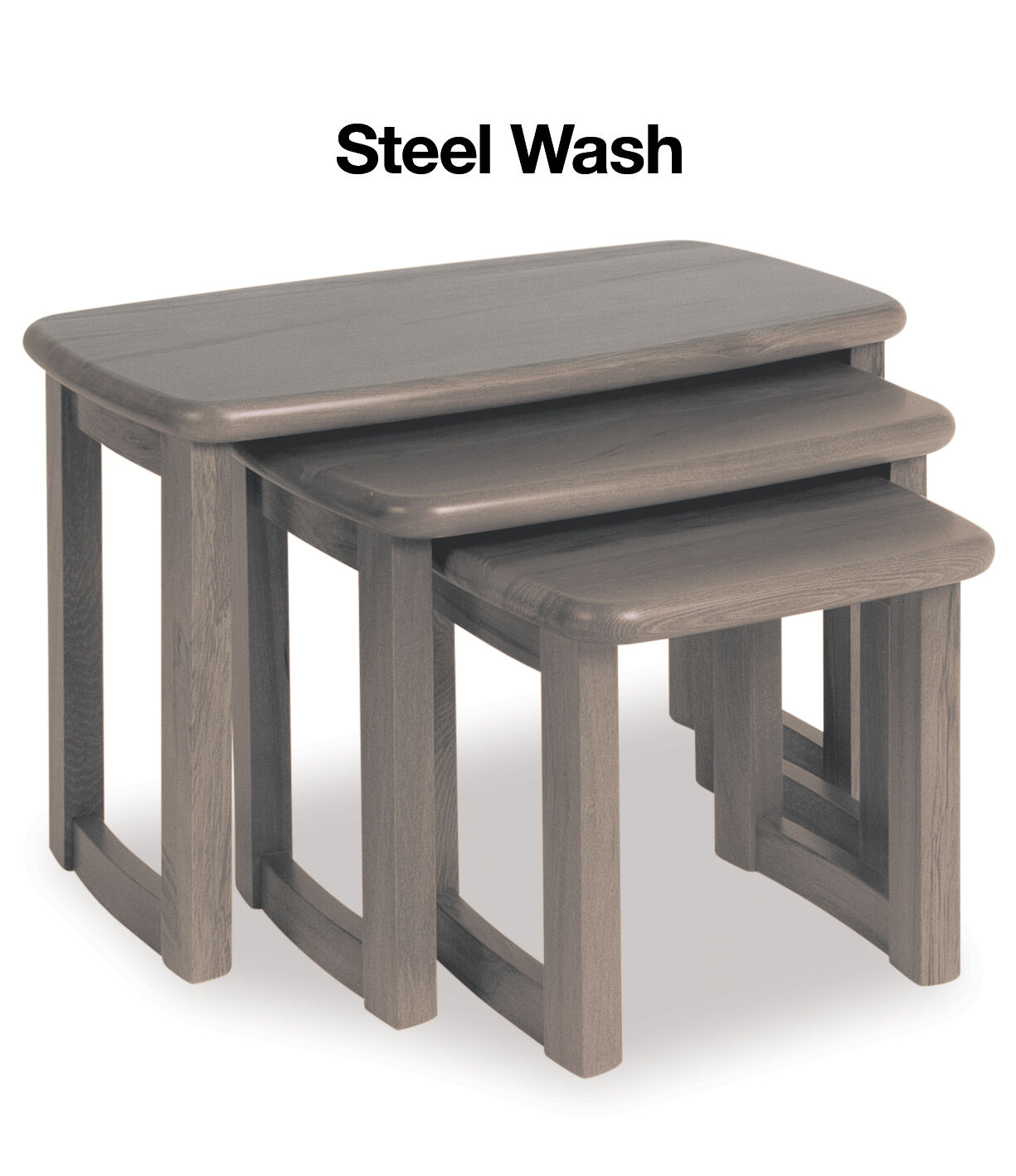 Casino Nest of 3 Tables - Ash