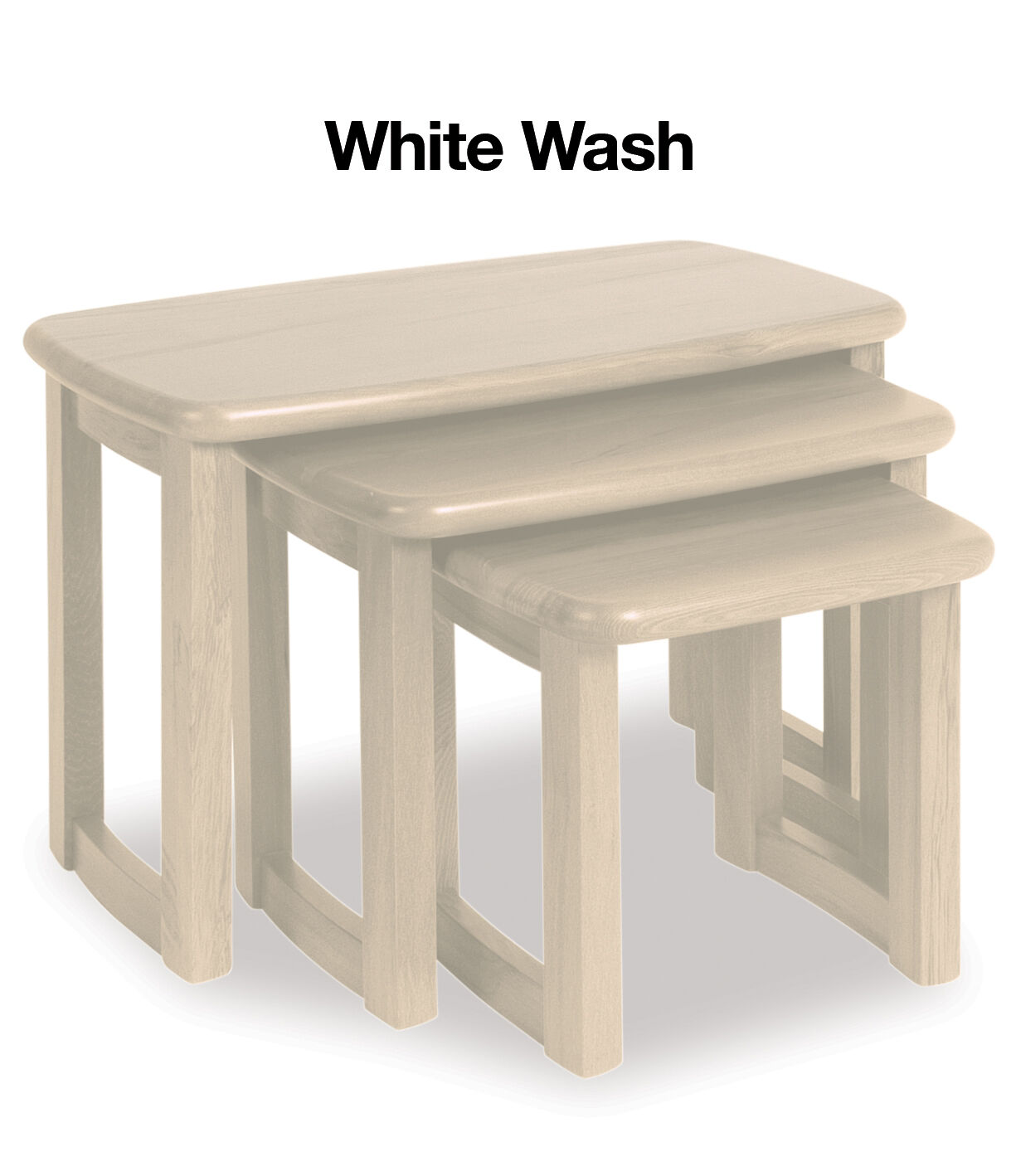 Casino Nest of 3 Tables - Ash