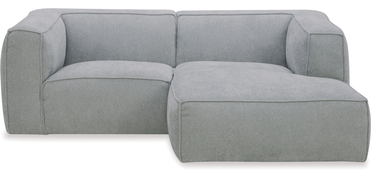 Cassia Mini Fabric Sofa RHF Chaise 