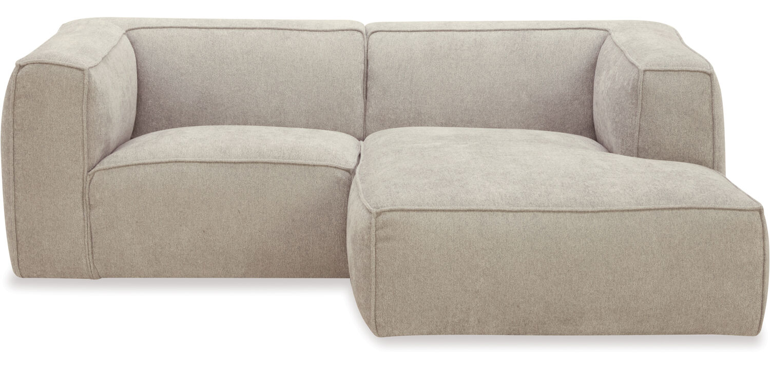 Cassia Mini Fabric Sofa RHF Chaise 