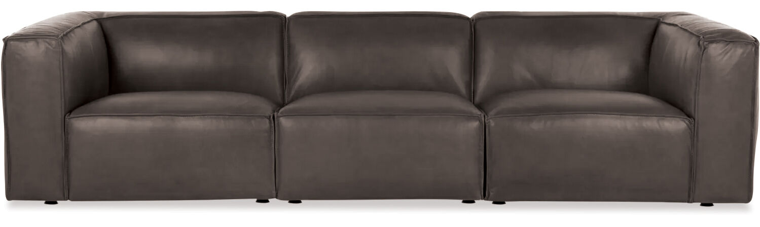 Cassia 3 Seater Leather Sofa  