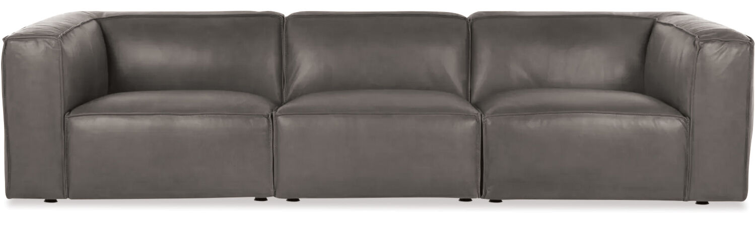 Cassia 3 Seater Leather Sofa  