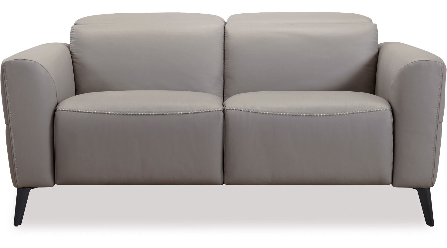 Nina 2 Seater Recliner Sofa – Ash Grey Leather 