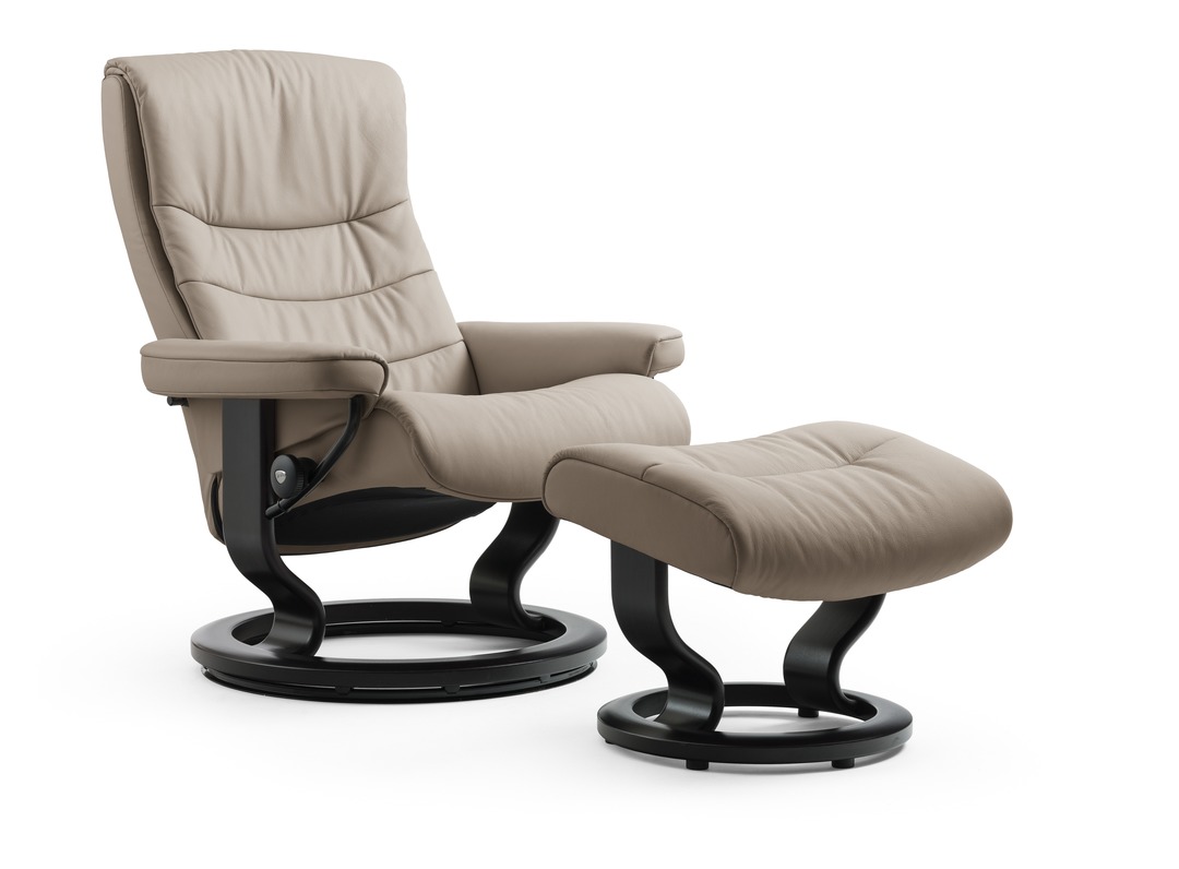 Stressless® Nordic Leather Recliner Classic Base