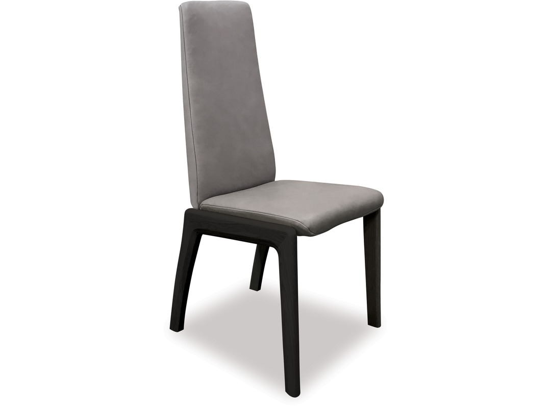 Stressless Dining Chair Laurel High Back, Black Leather High Back Dining Chairs