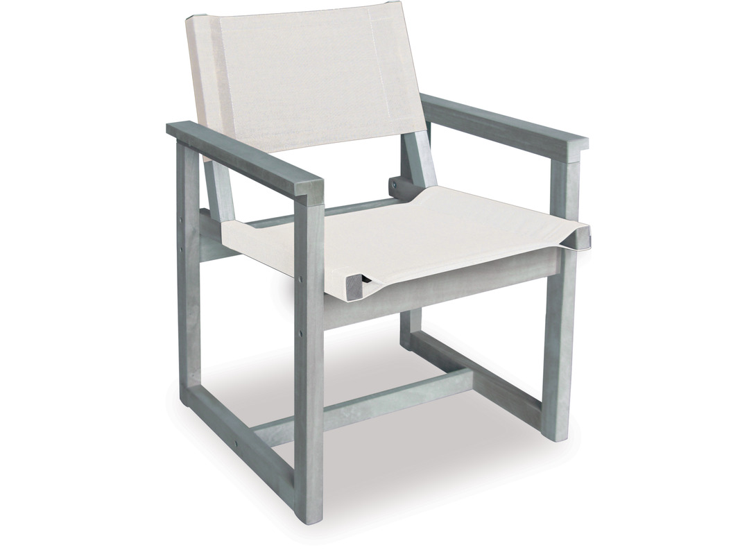 E2 Outdoor Chair - Accoya White - Danske Mobler Furniture