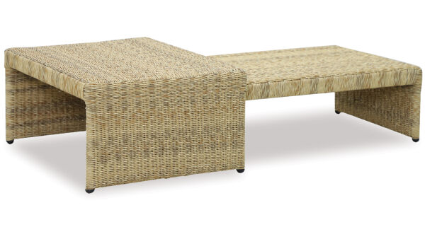 Tahiti Outdoor 2-pce Nest of Coffee Tables