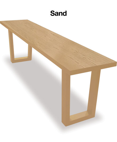 Connect 1800 Bench Seat - Osaka Base
