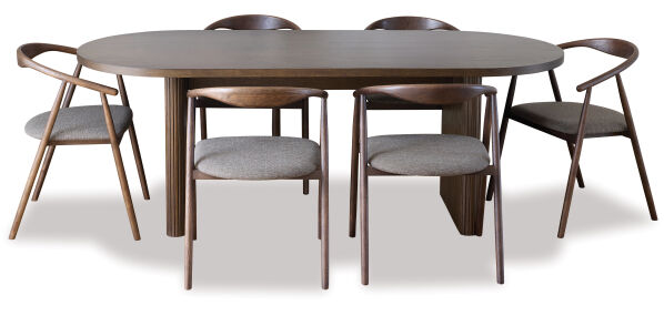 Ferguson Dining Table & Baradine Chairs x 6 