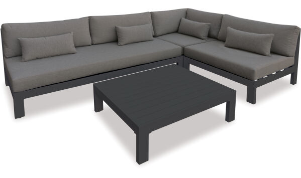 Hobson Bay 4-pce Outdoor Modular Lounge Suite - Small