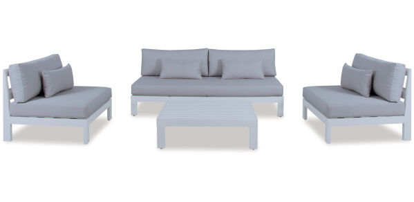 Palm Cove 4-pce Outdoor Modular Lounge Suite 