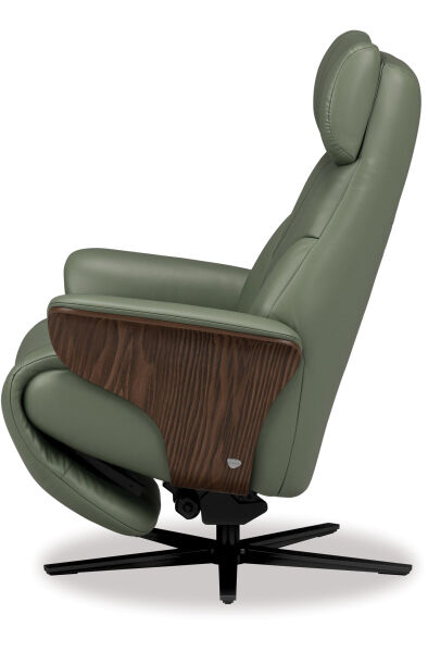 Stressless® Adam Power Leather Recliner - Sirius Base 