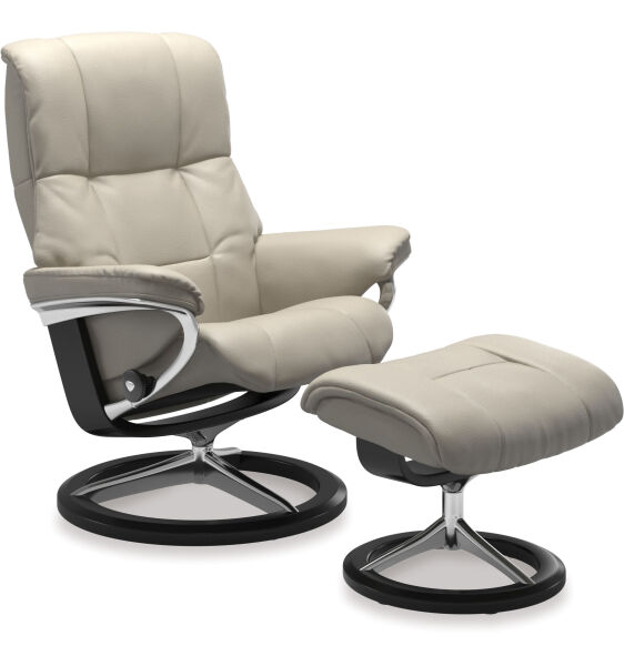 Stressless® Mayfair Medium Leather Recliner - Signature Base