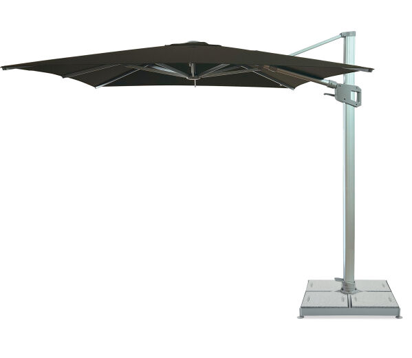 Bali 2.5m Square Cantilever Outdoor Sun Umbrella