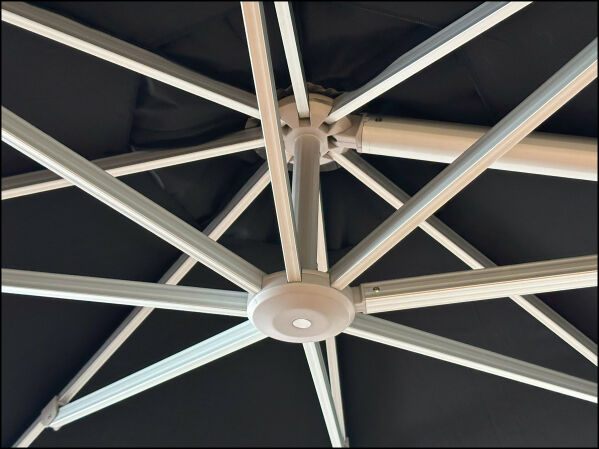 Bali 2.5m Square Cantilever Outdoor Sun Umbrella