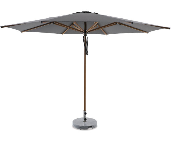 Coast 3.5m Round Outdoor Sun Umbrella - Charcoal