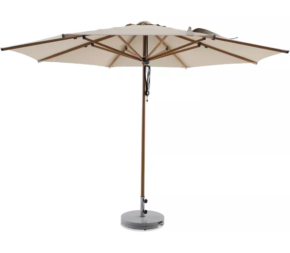 Coast 3.5m Round Outdoor Sun Umbrella - Cocoa