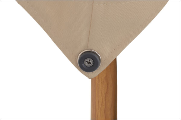 Coast 3.5m Round Outdoor Sun Umbrella - Cocoa