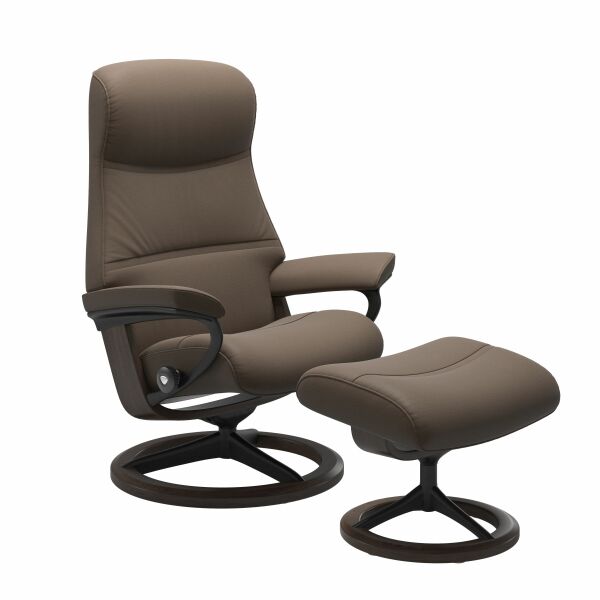 Stressless® Philip Medium Leather Recliner - Signature Base 