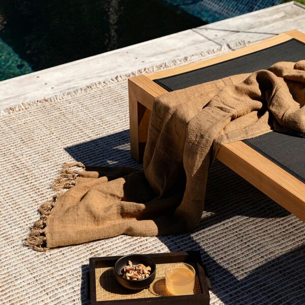 Rhodes Teak Floor Rug 