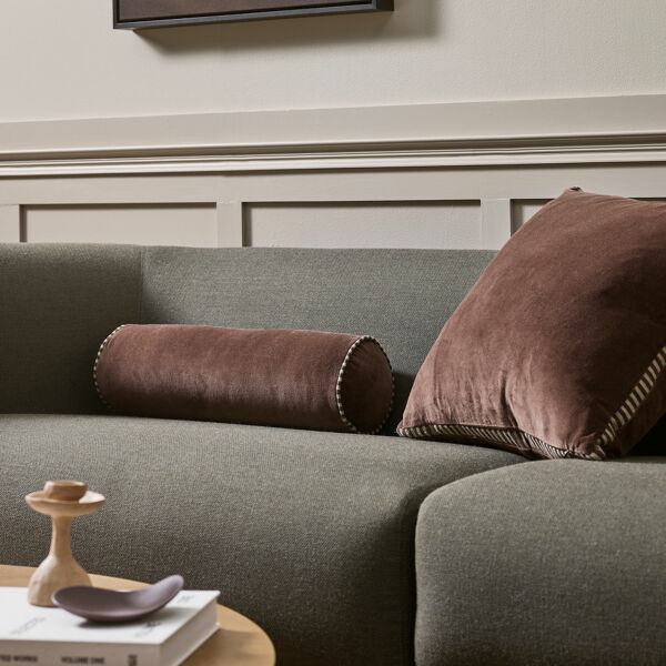 Elliot Chocolate Bolster Cushion
