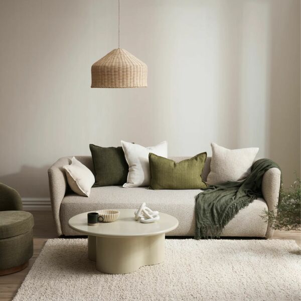Flaxmill Winter Moss Cushion
