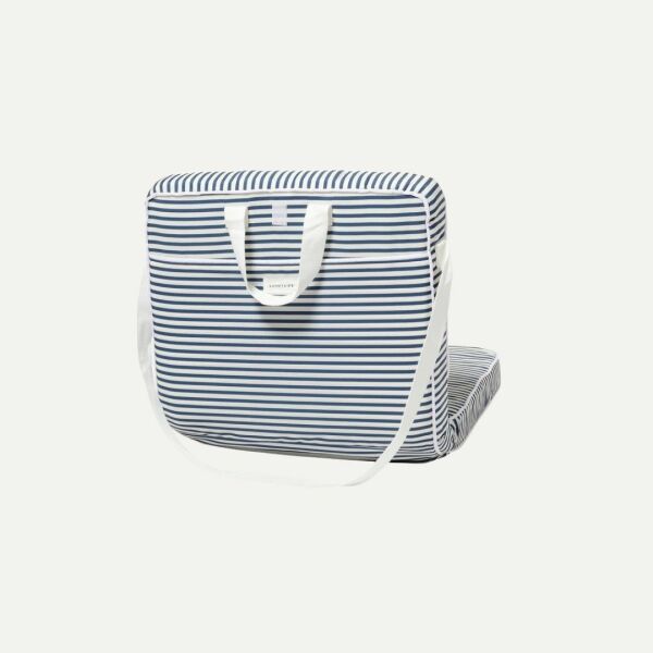Take Anywhere Folding Chair - Resort Navy Stripe