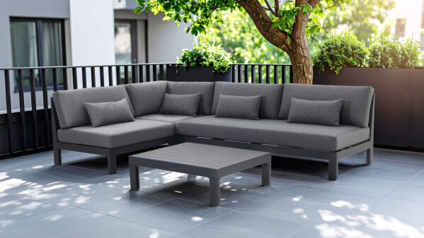 Hobson Bay 4-pce Outdoor Modular Lounge Suite - Small