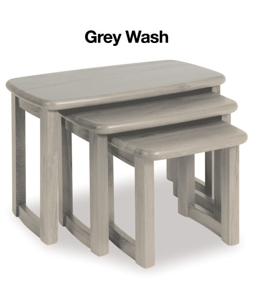 Casino Nest of 3 Tables - Ash