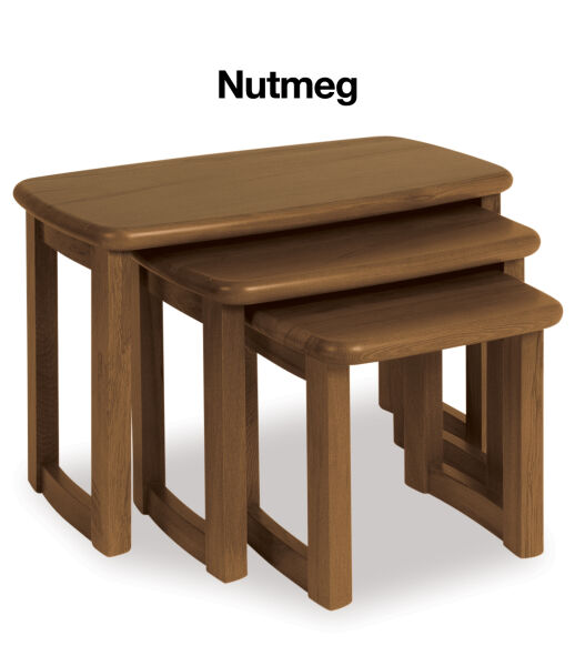Casino Nest of 3 Tables - Ash