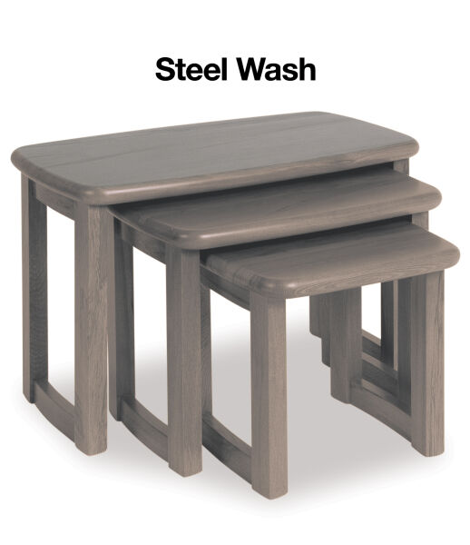 Casino Nest of 3 Tables - Ash