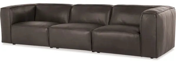 Cassia 3 Seater Leather Sofa  