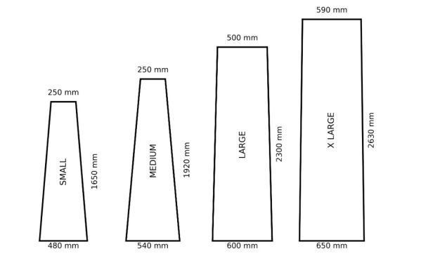 Outdoor Umbrella Protection Cover - Medium